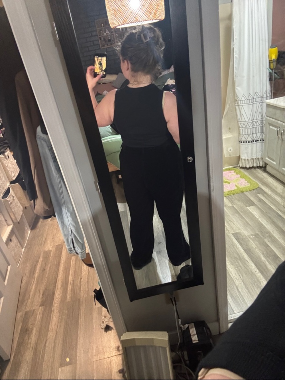 Foxblood Women's Black High-Waist Wide-Leg Pants - Picture 5 of 6